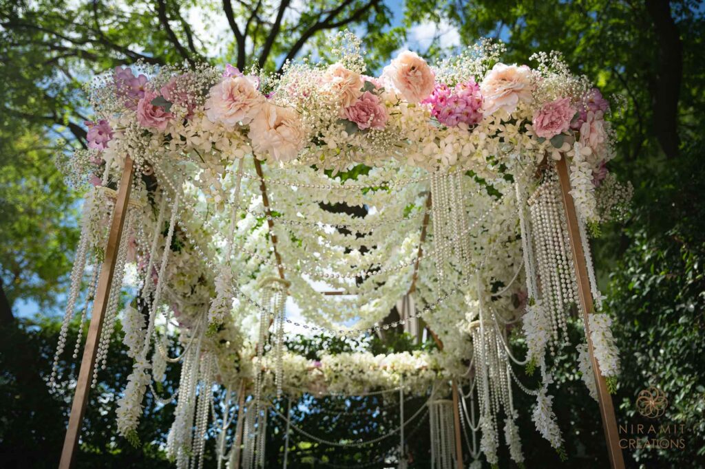 Thailand Indian Wedding Chadar Decor