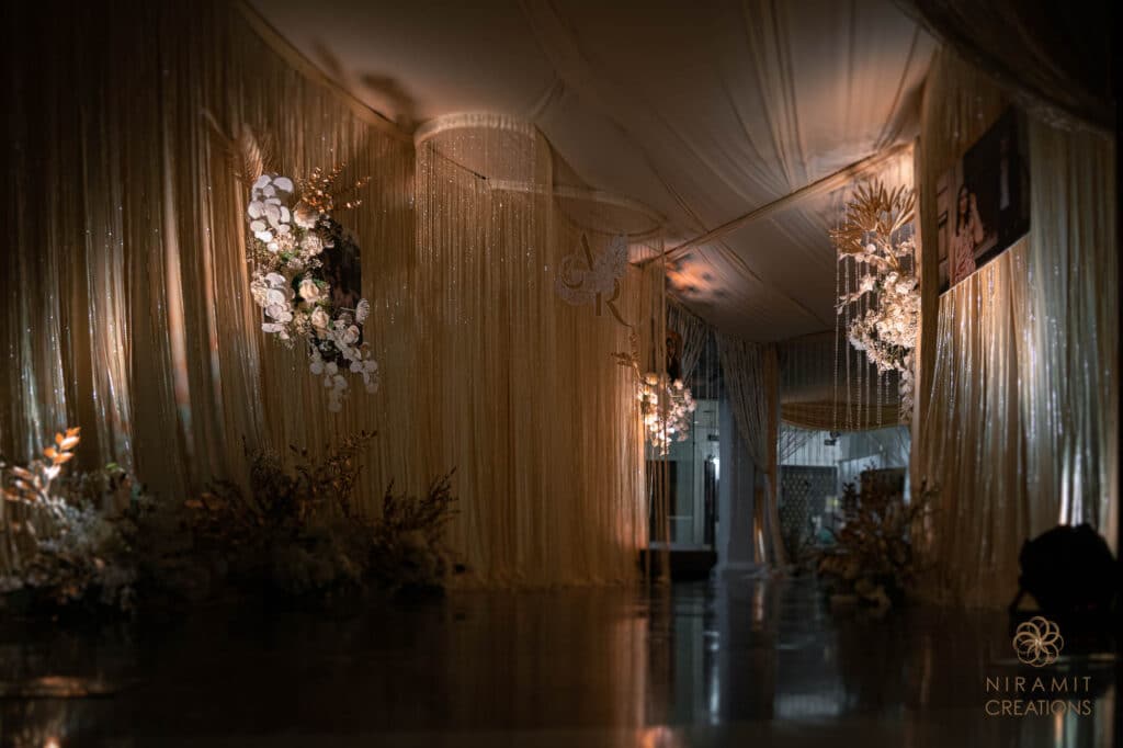 Indian Wedding Anantara Siam Hallway Decor