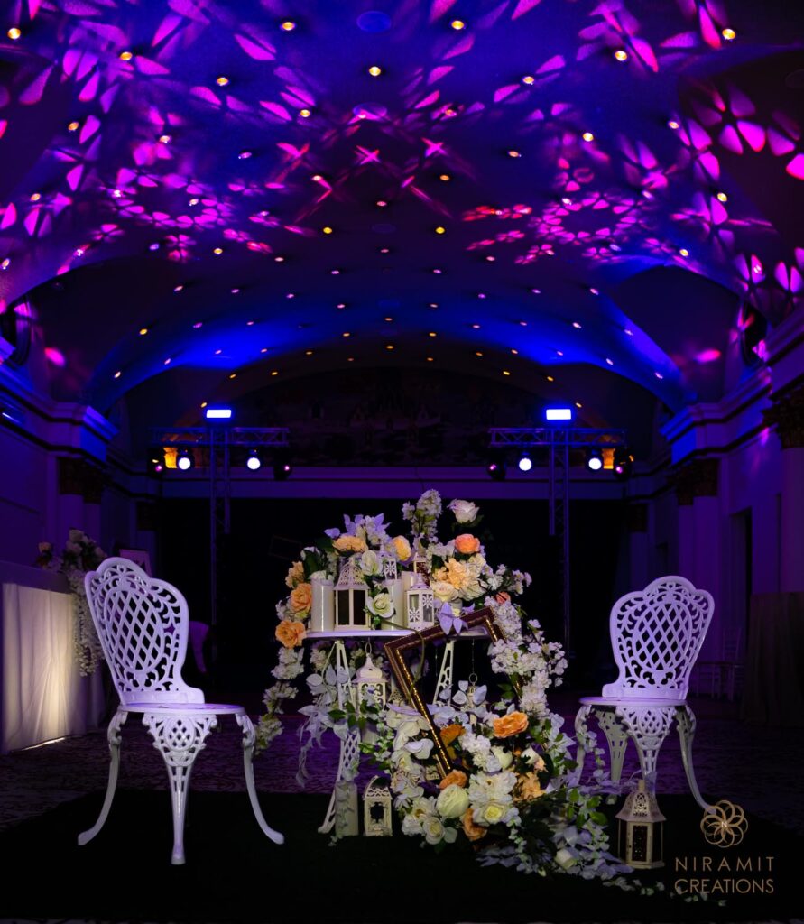 Indian Wedding Decor After Party Alice In Wonderland Theme