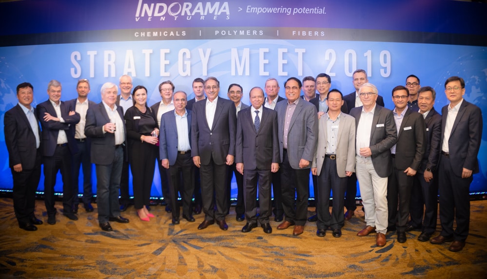 awards group photo stage at a corporate event at The Athenee Hotel Bangkok, Bangkok, Thailand — managed by Niramit Creations.