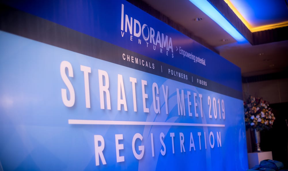 strategy meet stage registration at a corporate event at The Athenee Hotel Bangkok, Bangkok, Thailand — managed by Niramit Creations.