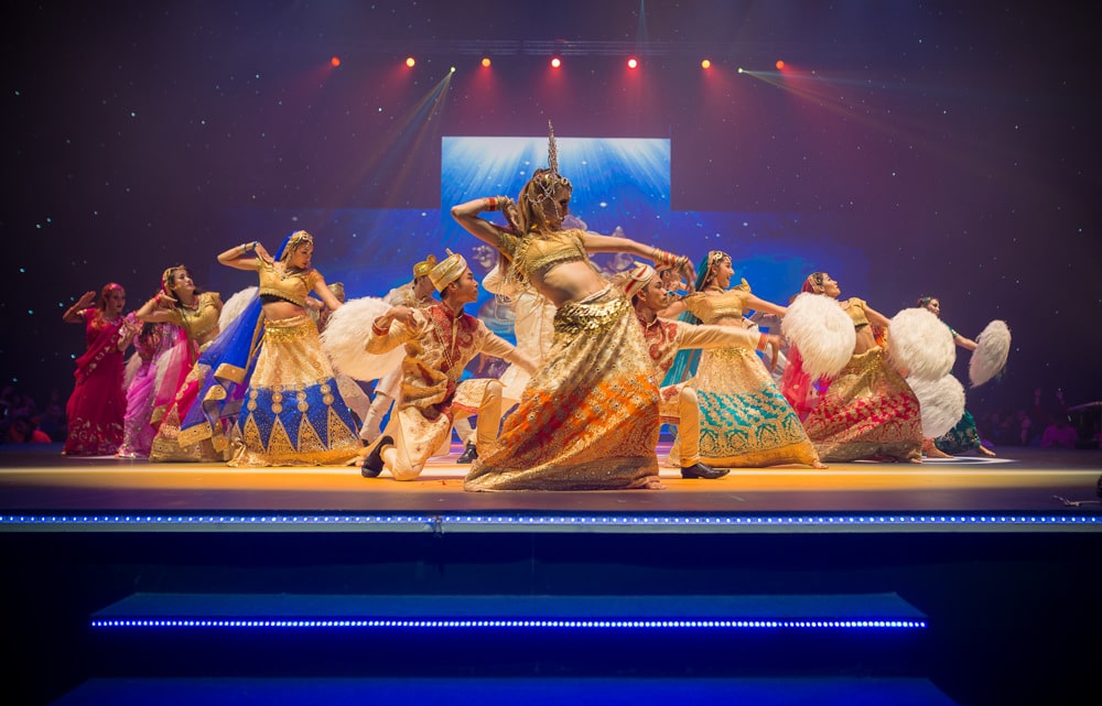 stage finale performance at a corporate event at IMPACT Arena Bangkok, Bangkok, Thailand — managed by Niramit Creations.