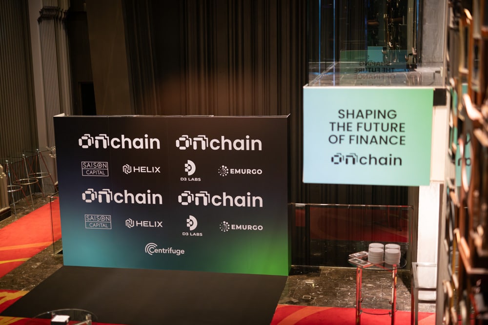branded signage stage at a corporate event at SO/ Bangkok, Bangkok, Thailand — managed by Niramit Creations.